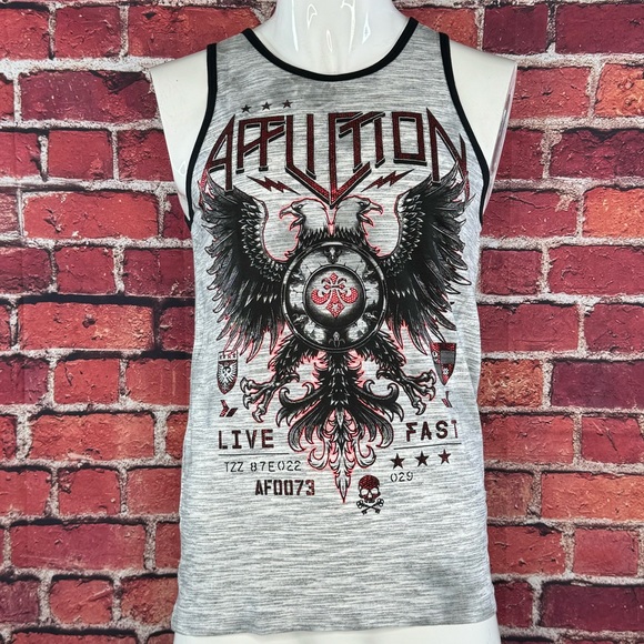 Affliction Other - Affliction Men's Eagle Graphic Tank Top - Size: S/M/L/XL- Gray / Black - NWT
